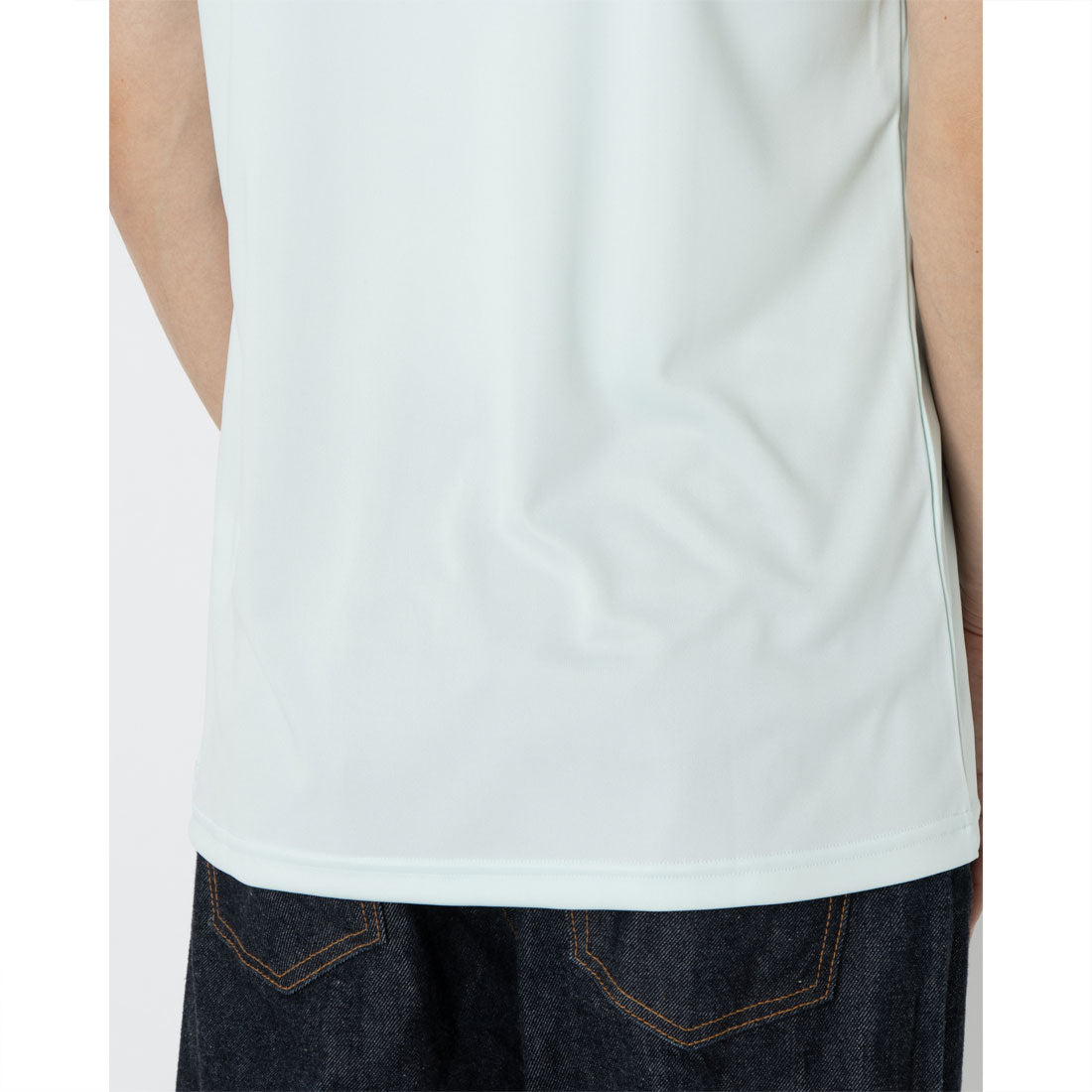 アシックス ASICS プラクティス半袖シャツ （背面プリント） 半袖Tシャツ （スーシングシー） スーシングシー