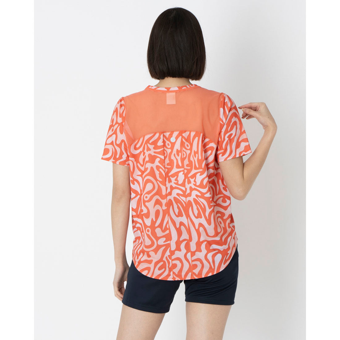 アシックス ASICS ROADランニンググラフィックSST 半袖Tシャツ （コーラルリーフ×ライトウベ） コーラルリーフ×ライトウベ