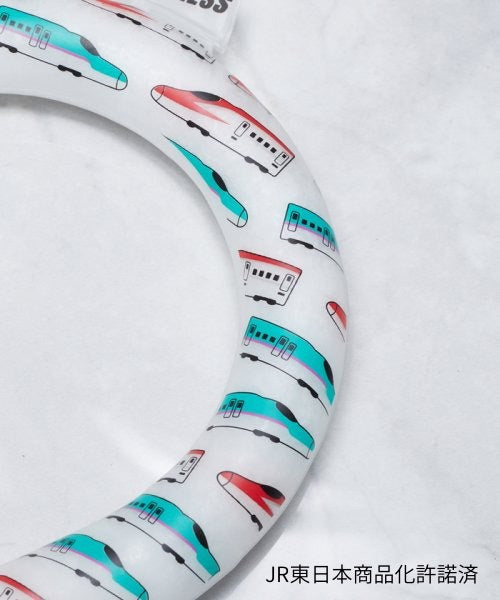 MAGASEEK 【Licensed by JR East】 Hayabusa × Komachi All-over Pattern Neck Cooling