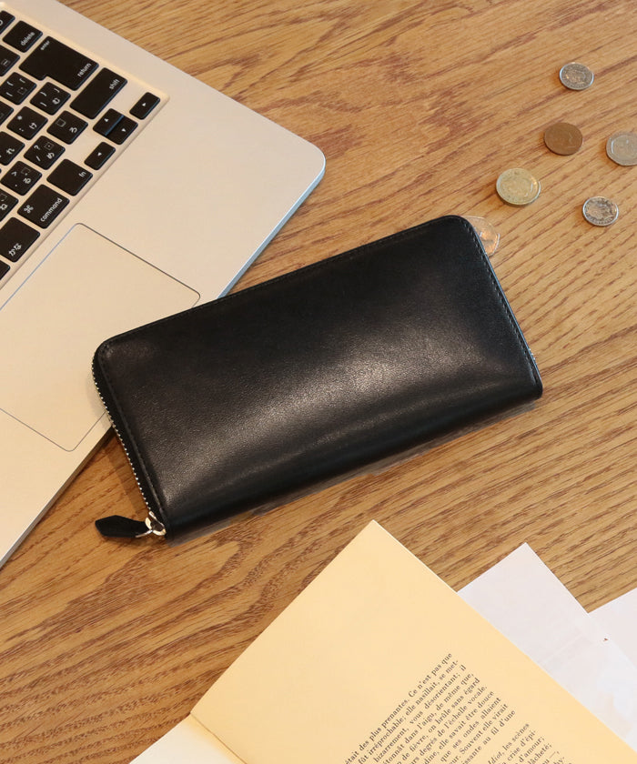 MAGASEEK 【magaseek/dfashion exclusive】 Tochigi Leather Round Long Wallet