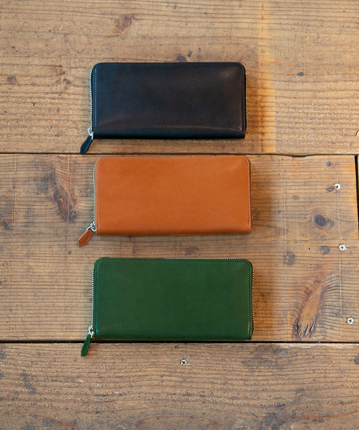 MAGASEEK 【magaseek/dfashion exclusive】 Tochigi Leather Round Long Wallet