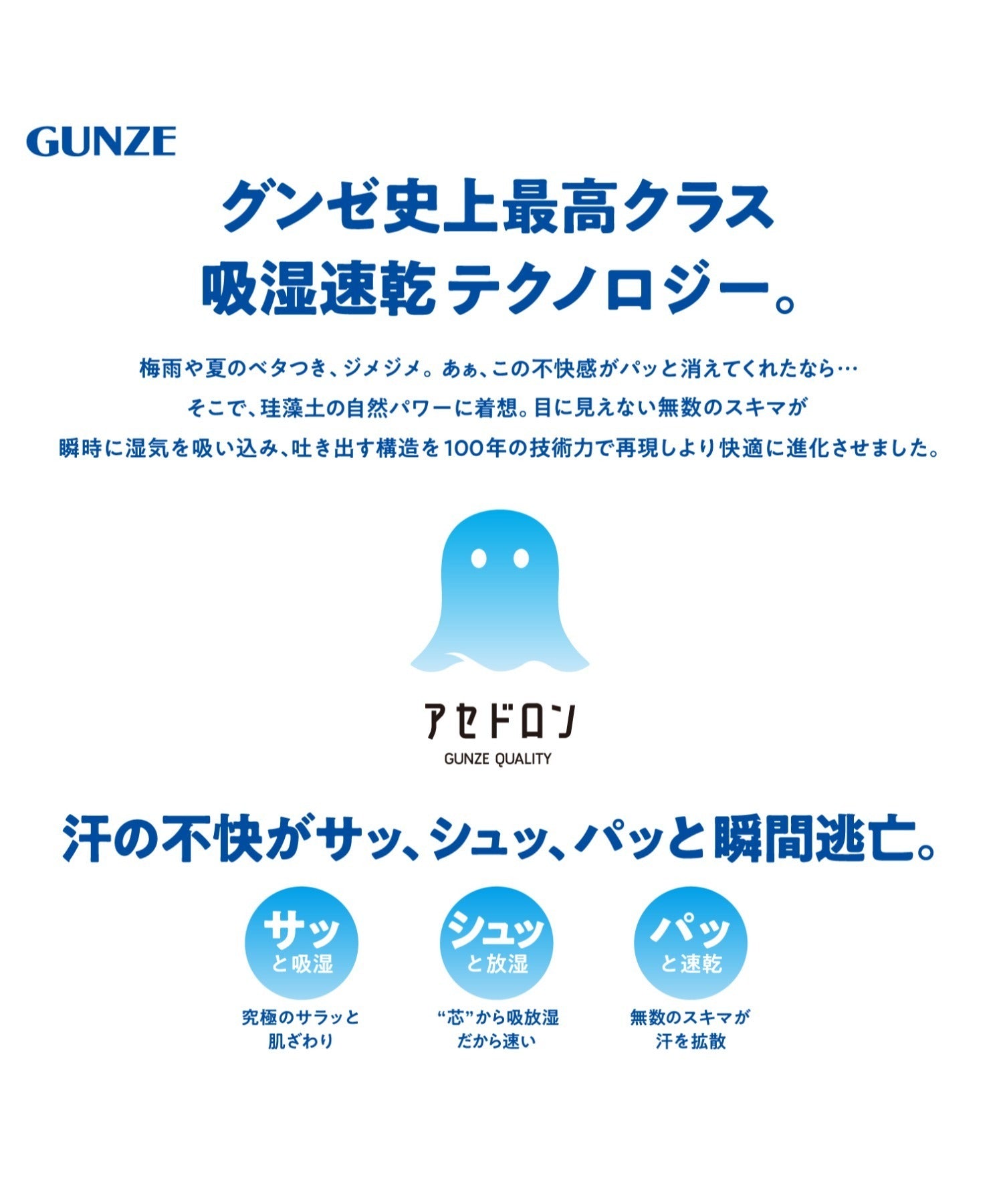 アセドロン アセドロン アセドロン ベタつき瞬時にどこへやら ブラキャミソール