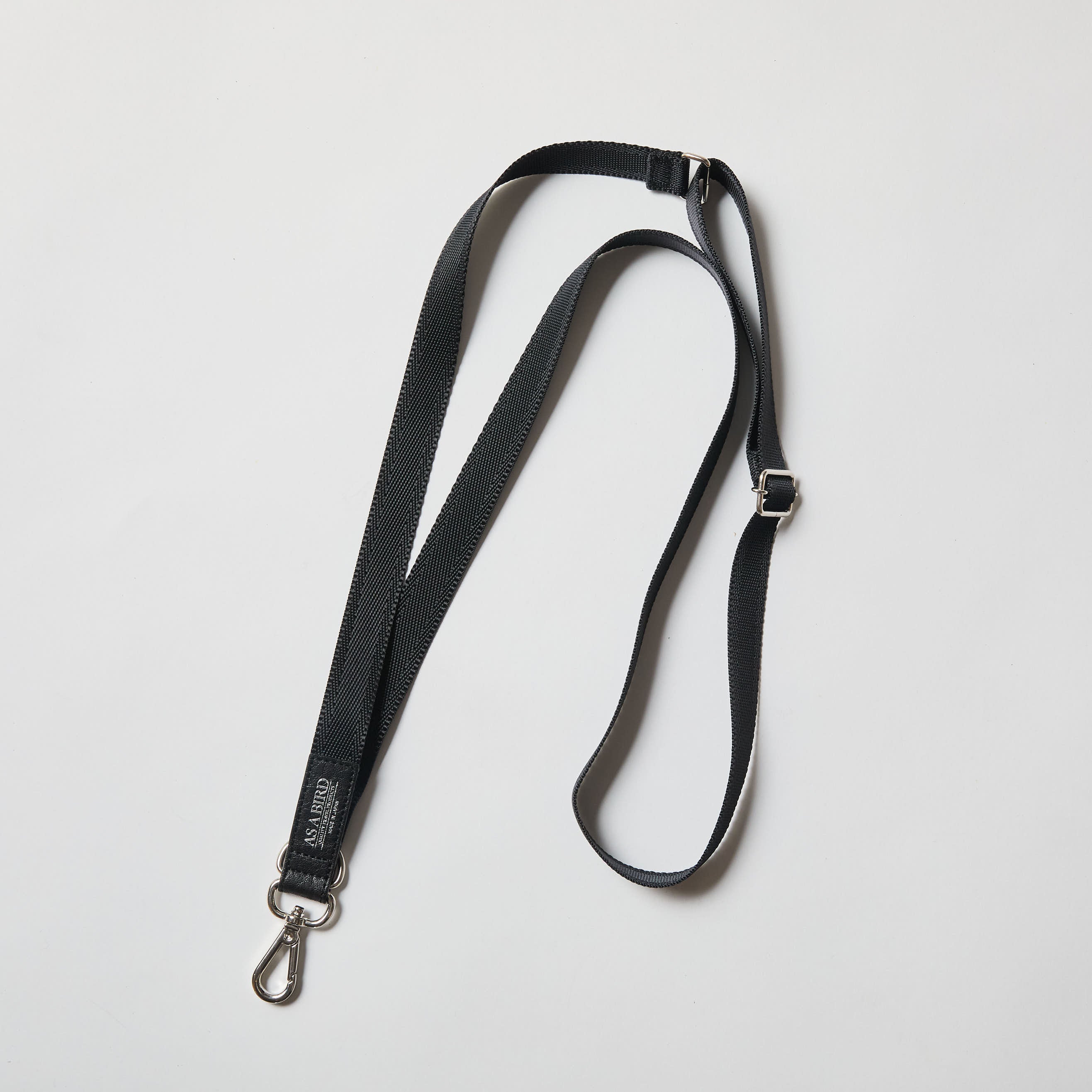 アズアバード AS A BIRD Neck Strap - Frankfurt （BLACK） BLACK