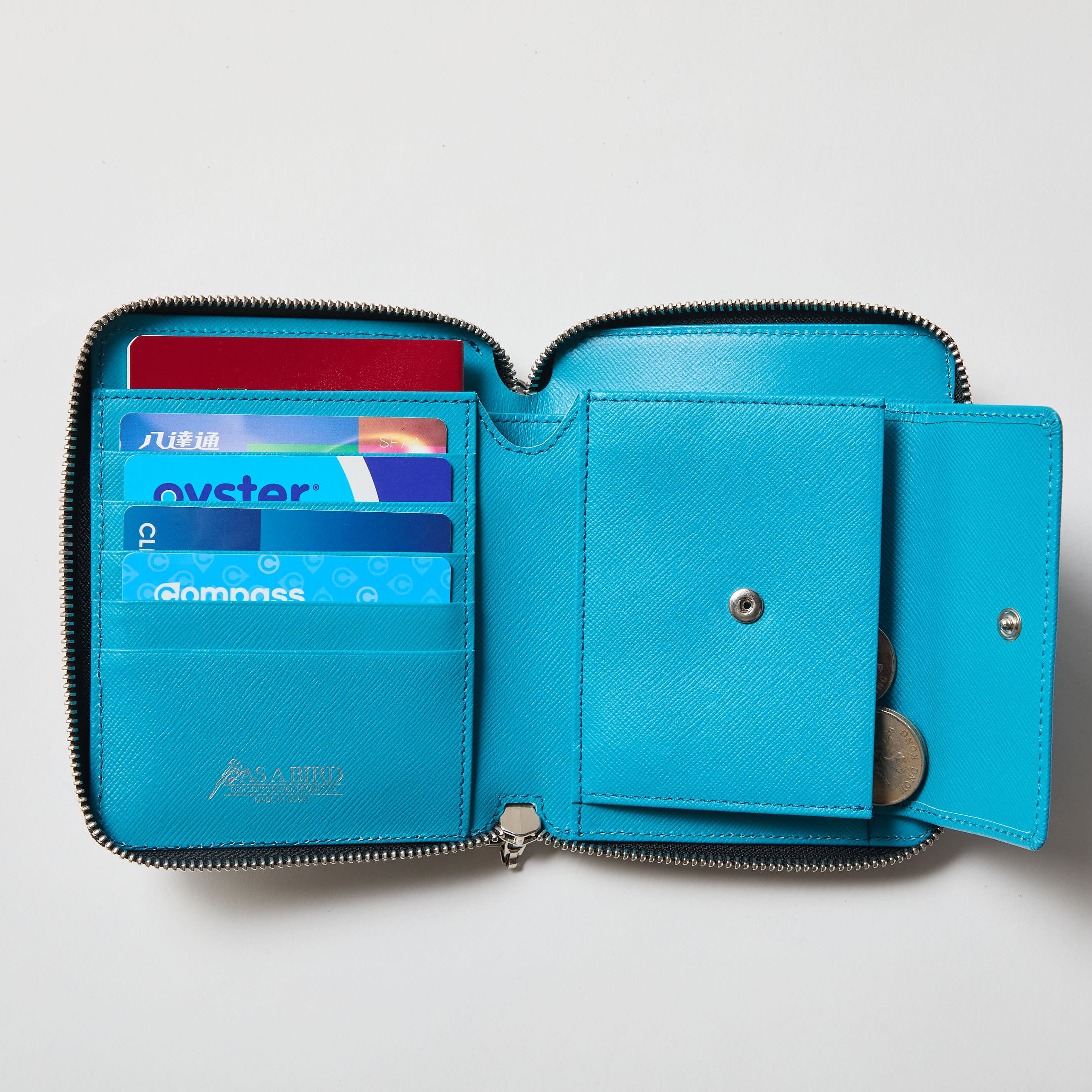 アズアバード AS A BIRD Passport Wallet - Amsterdam （BLACK） BLACK
