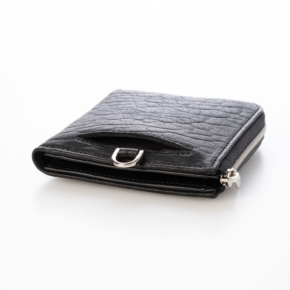 アズアバード AS A BIRD Mini Zip Wallet - Madrid （BLACK） BLACK