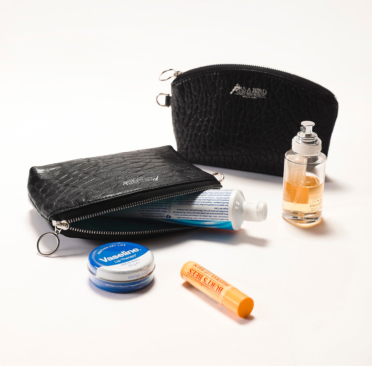 アズアバード AS A BIRD Leather Pouch - Edinburgh S （BLACK） BLACK