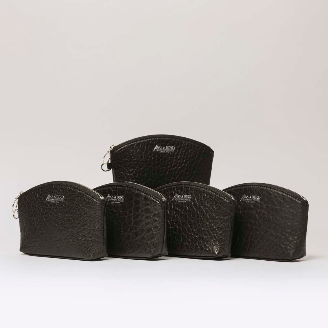 アズアバード AS A BIRD Leather Pouch - Edinburgh S （BLACK） BLACK