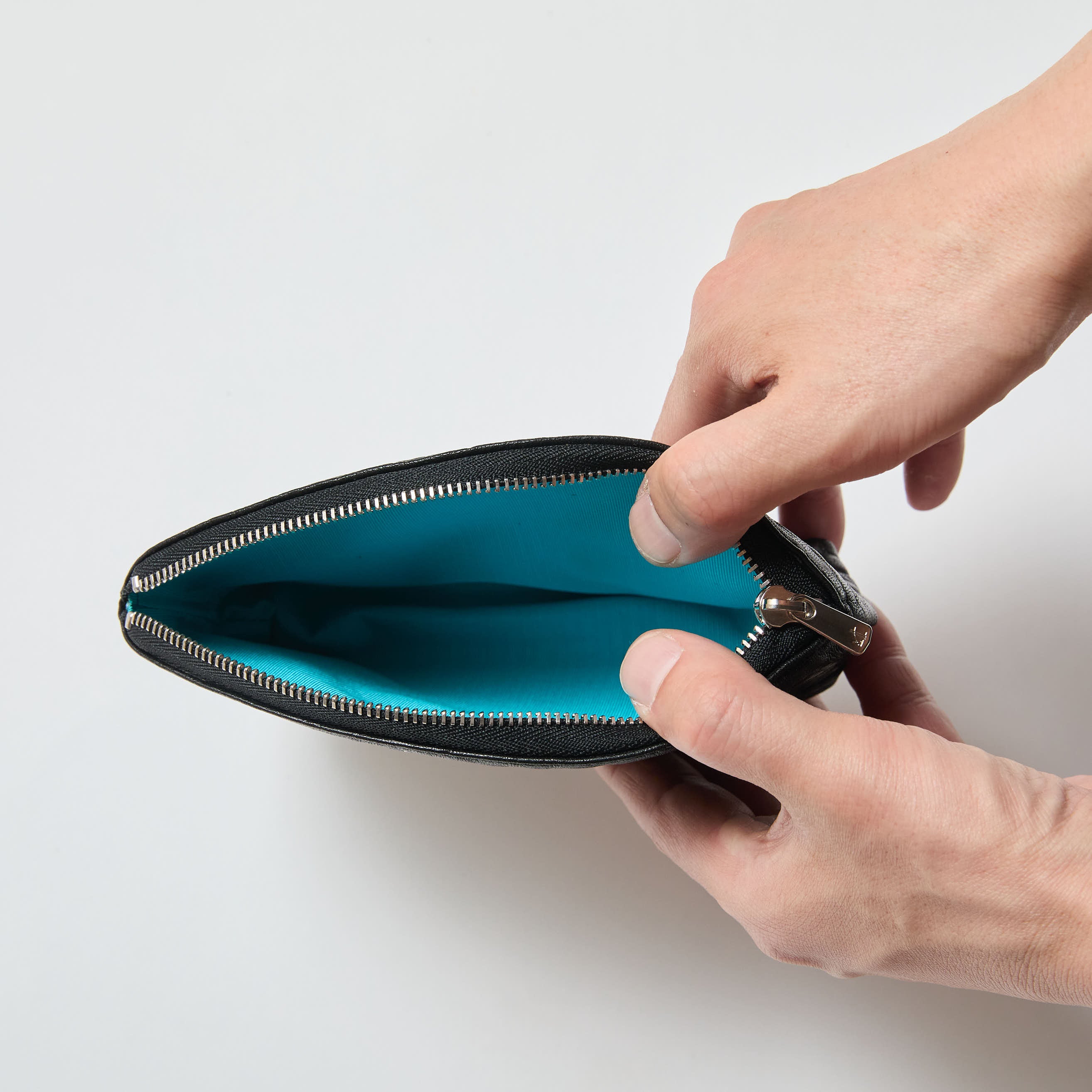 アズアバード AS A BIRD Leather Pouch - Edinburgh S （BLACK） BLACK
