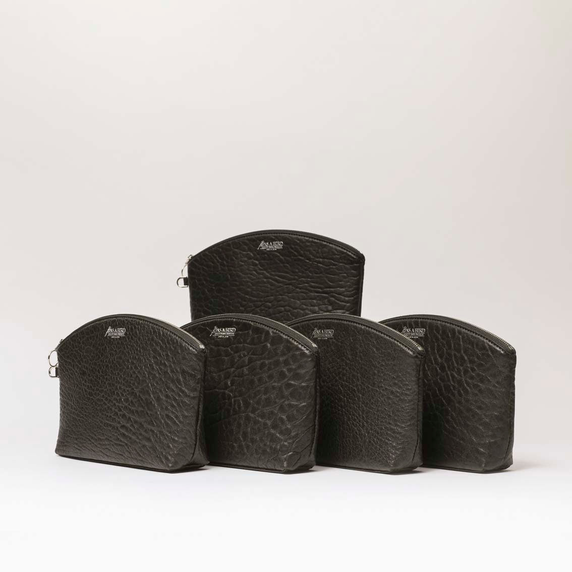 アズアバード AS A BIRD Leather Pouch - Edinburgh M （BLACK） BLACK