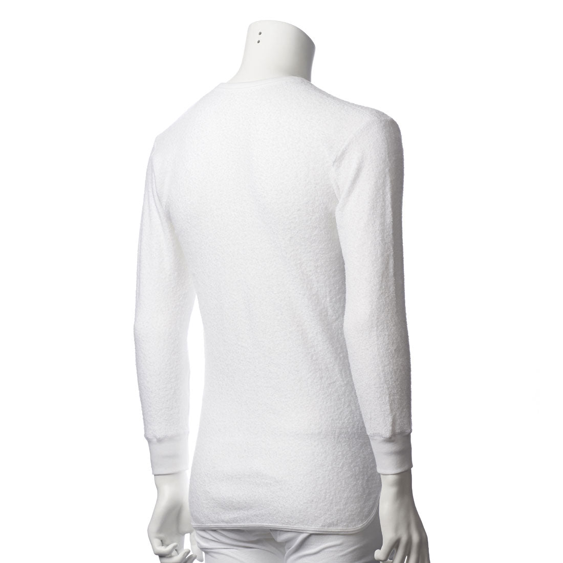 As LL) Soft pile long sleeve U-neck