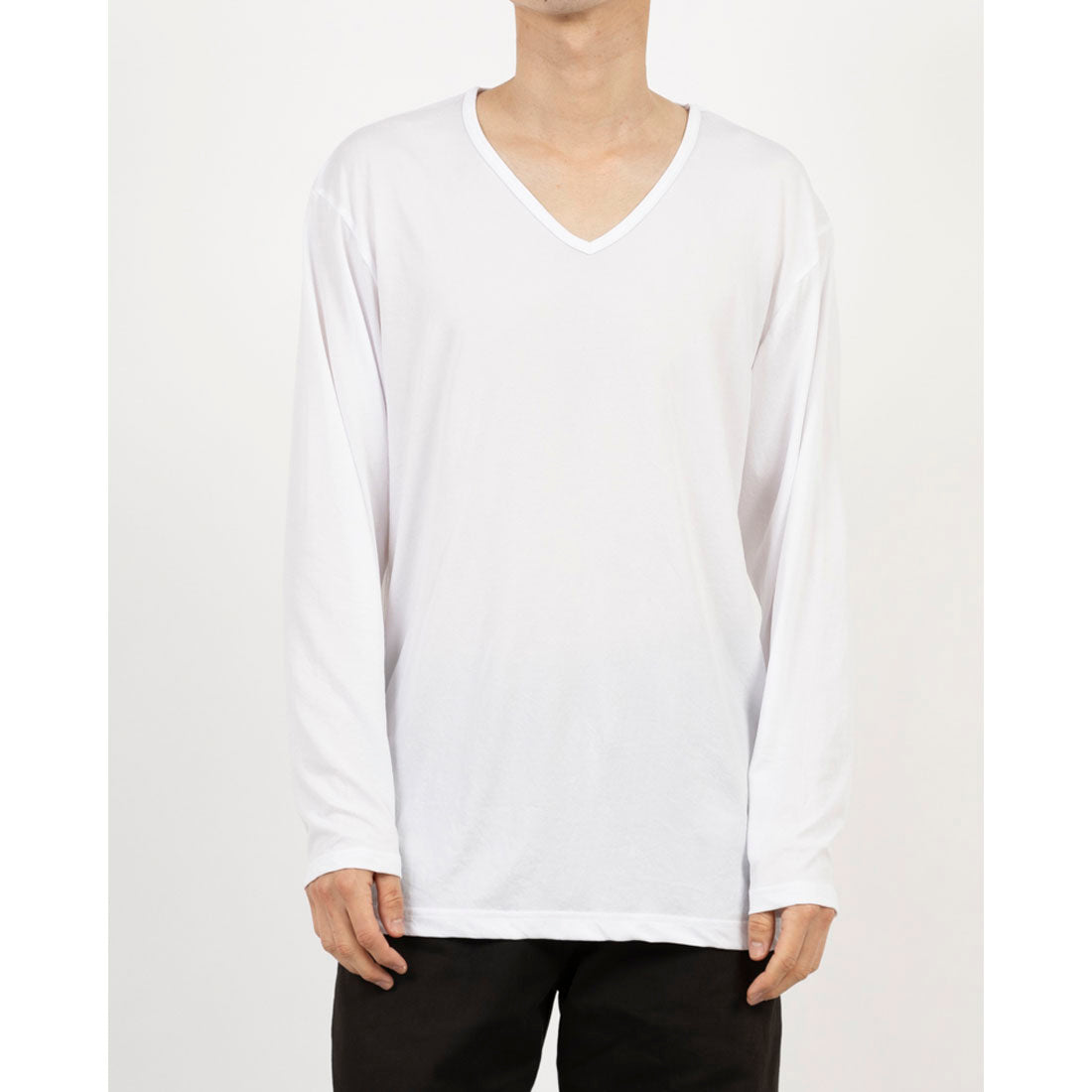 as as BREEZEDRY Instant Dry All-Season V-Neck Long Sleeve Inner