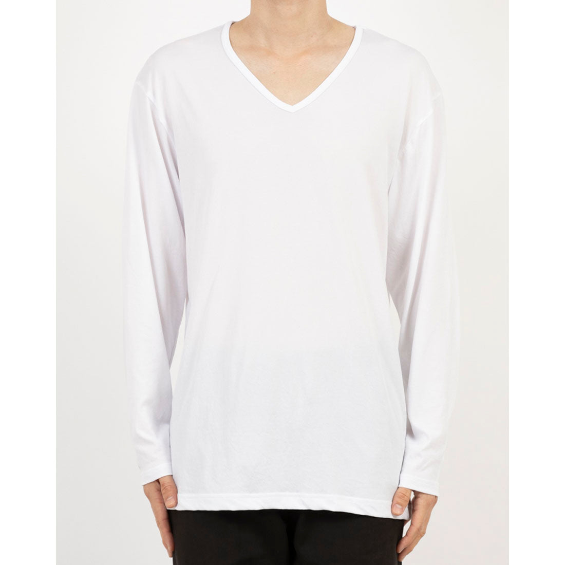 as as BREEZEDRY Instant Dry All-Season V-Neck Long Sleeve Inner