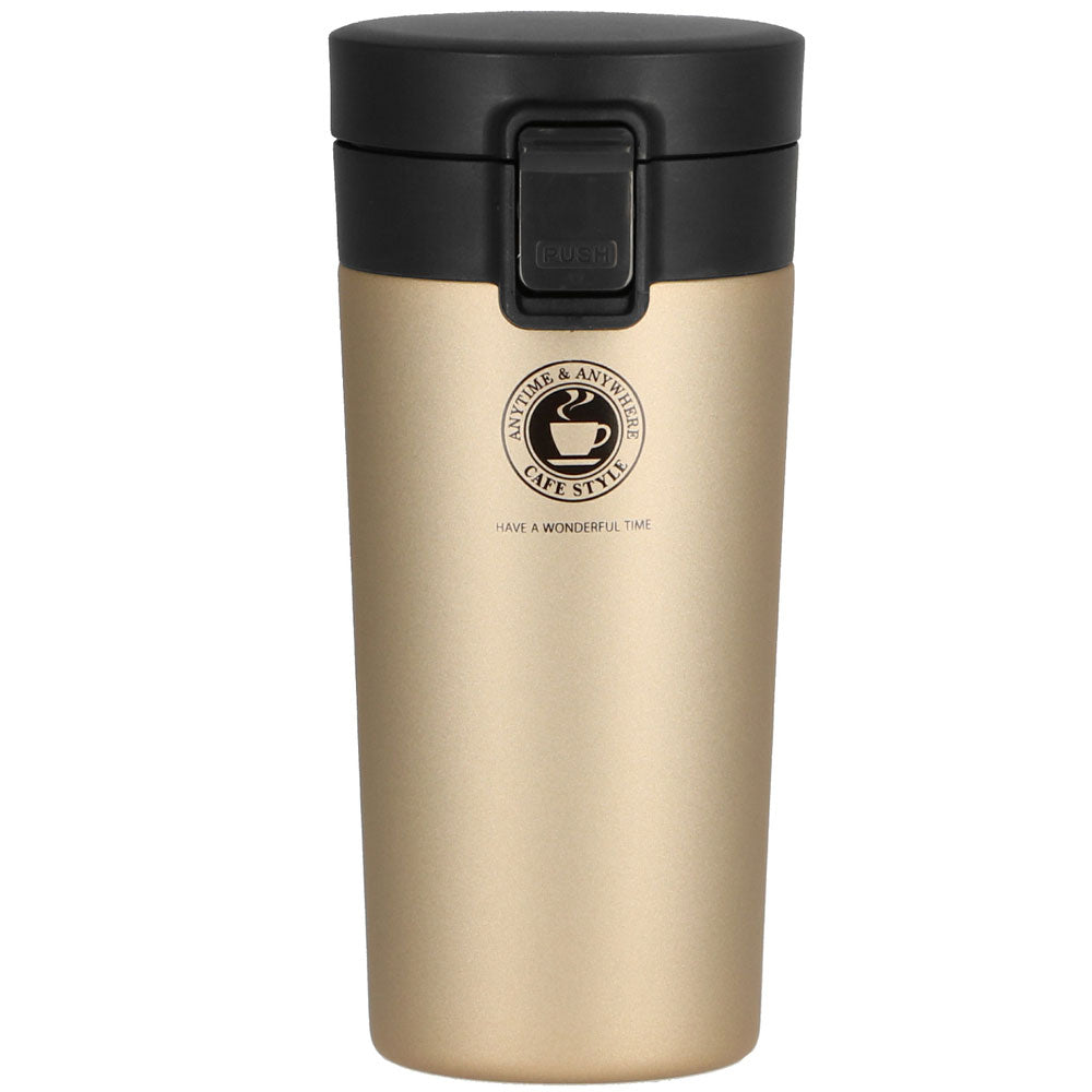 アスベル ASVEL TUMBLER真空断熱携帯タンブラーTL370【返品不可商品】,ゴールド
