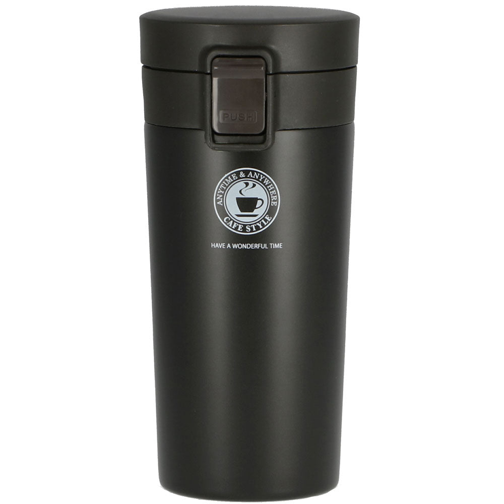 アスベル ASVEL TUMBLER真空断熱携帯タンブラーTL370【返品不可商品】,ブラック