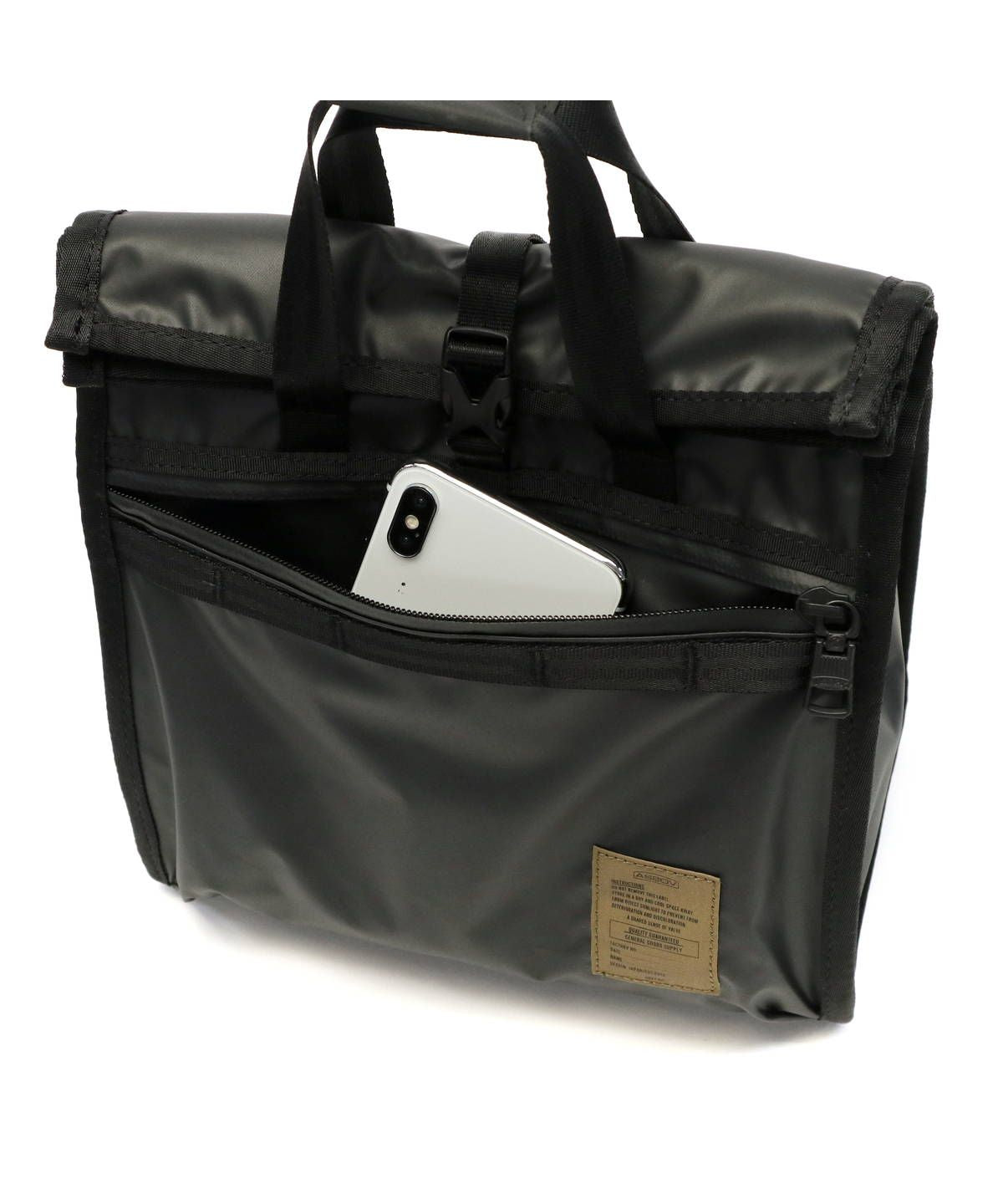 アッソブ AS2OV 【日本正規品】アッソブ ランチバッグ AS2OV ランチトート NYLON POLYCARBONATE LUNCH BAG 保冷 保温 152031 （ブラック） ブラック