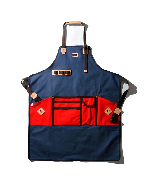 アッソブ AS2OV AS2OV / アッソブ CANVAS APRON ー L NAVY