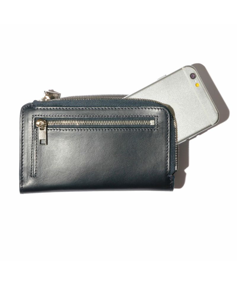 アッソブ AS2OV AS2OV / アッソブ LEATHER MOBILE SHORT WALLET NAVY