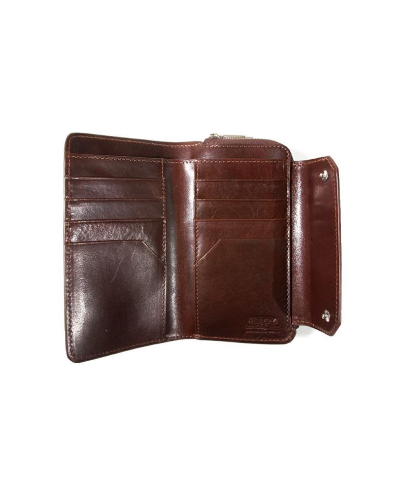 AS2OV AS2OV / AS2OV LEATHER MOBILE SHORT WALLET CHOCO