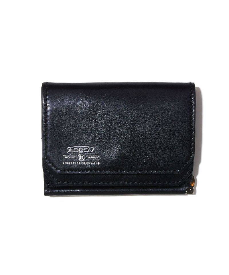 アッソブ AS2OV AS2OV / アッソブ LEATHER MOBILE MONEY CLIPーBLACK （ブラック） ブラック