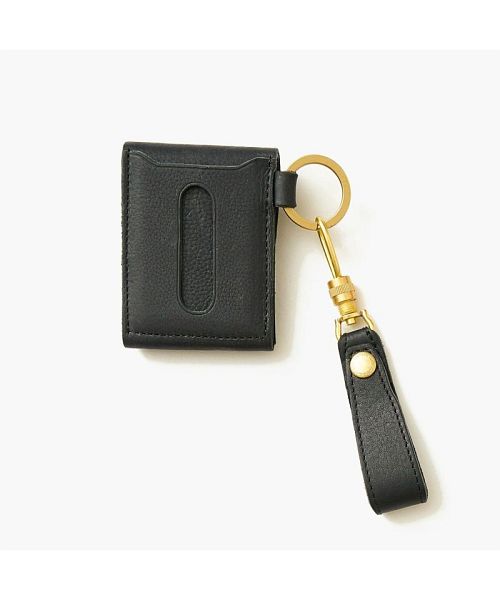アッソブ AS2OV AS2OV / アッソブ OILED SHRINK LEATHER COIN CASEーBLACK