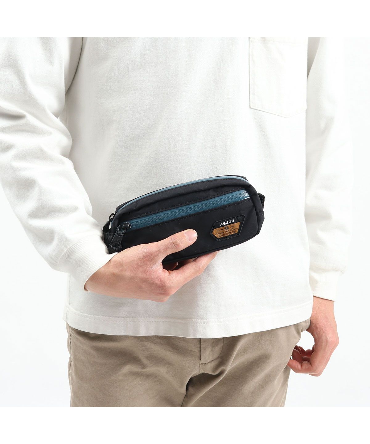 アッソブ AS2OV 【日本正規品】アッソブ ペンケース AS2OV WATER PROOF PEN CASE ポーチ 撥水 防水 抗菌 防臭日本製 ASSOV 092101 （ブラウン） ブラウン