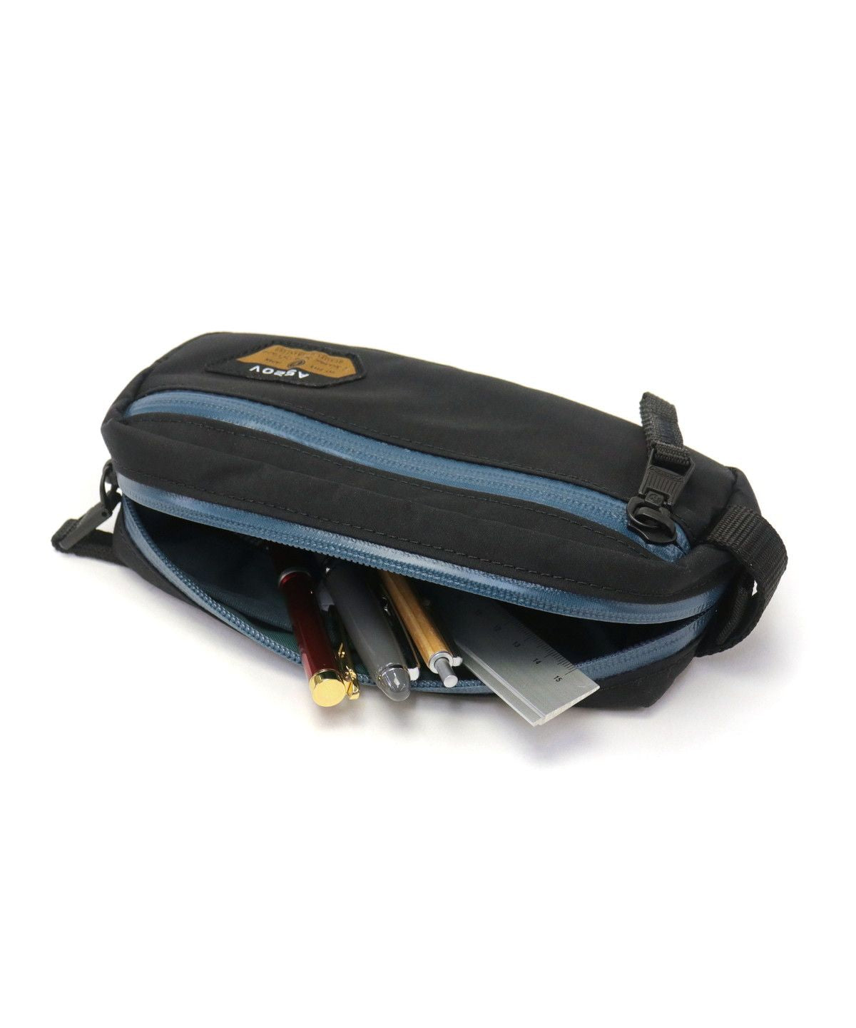 アッソブ AS2OV 【日本正規品】アッソブ ペンケース AS2OV WATER PROOF PEN CASE ポーチ 撥水 防水 抗菌 防臭日本製 ASSOV 092101 （ブラウン） ブラウン