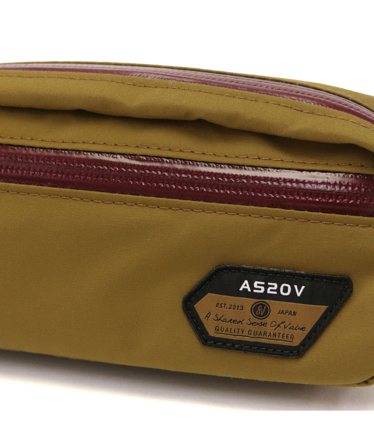 アッソブ AS2OV 【日本正規品】アッソブ ペンケース AS2OV WATER PROOF PEN CASE ポーチ 撥水 防水 抗菌 防臭日本製 ASSOV 092101 （ブラウン） ブラウン