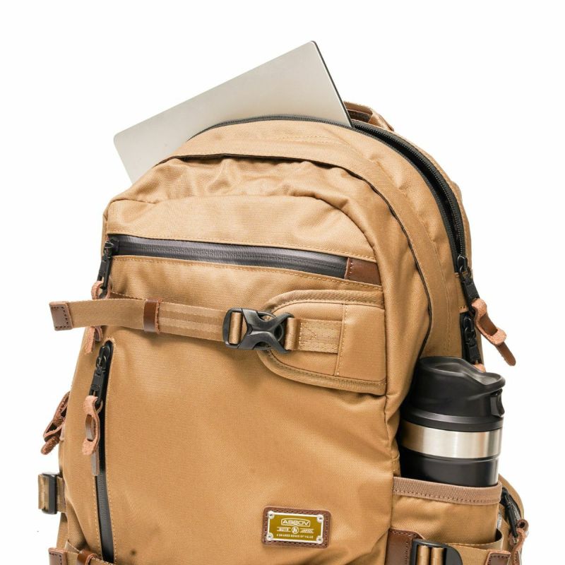 【極美品】AS2OV アッソブ CORDURA DOBBY AS2OV CORDURA DOBBY 305D DAYBAG KHAKI