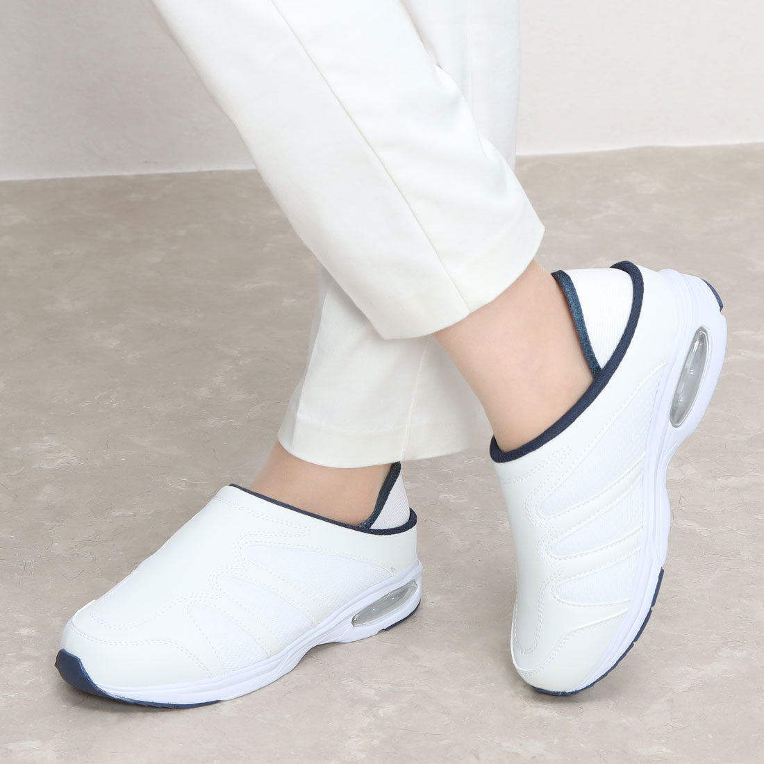 Scholar LABO Women's 2-way lightweight nurse shoes, slip-ons, 6108