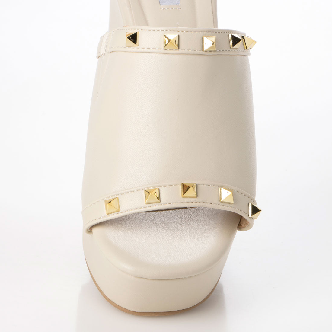 アタガール attagirl スタッズミュールサンダル