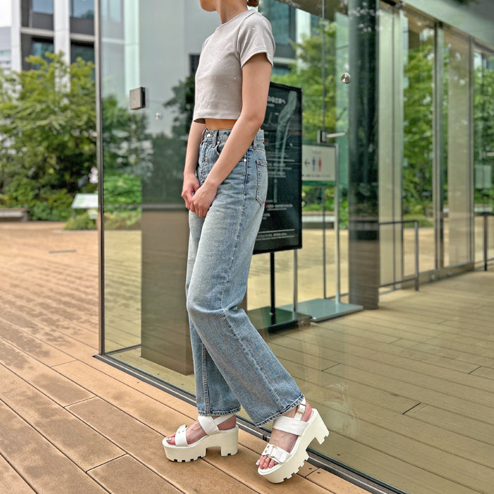 アタガール attagirl 厚底ダブルベルトサンダル