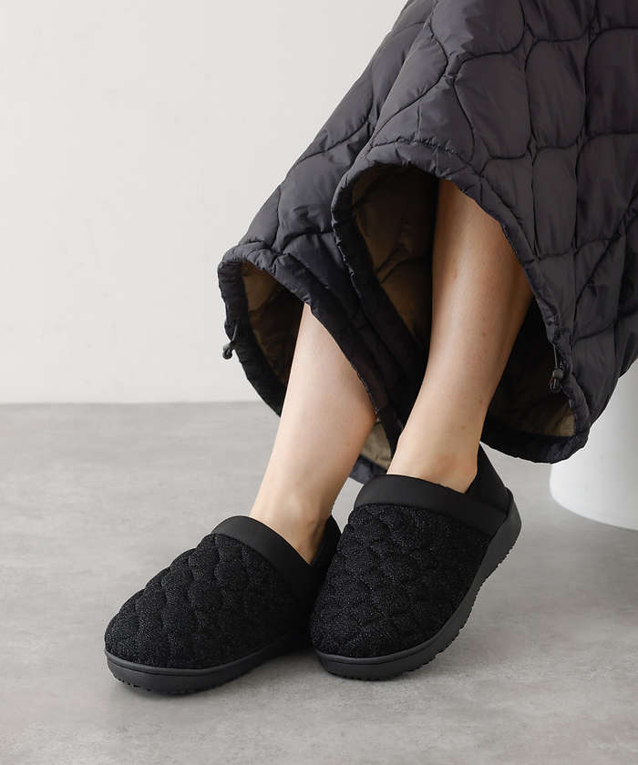 アバハウス マヴィ abahouse mavie MEI GURITTER MOC SHOES （シルバー） シルバー