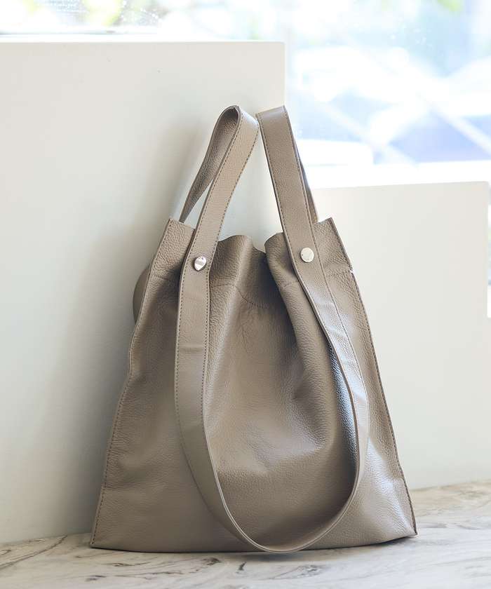 コレックス collex 【WEB限定】【BEAURE/ヴュレ】カウレザー 2WAY ハンドル トートバッ （ブラック） ブラック