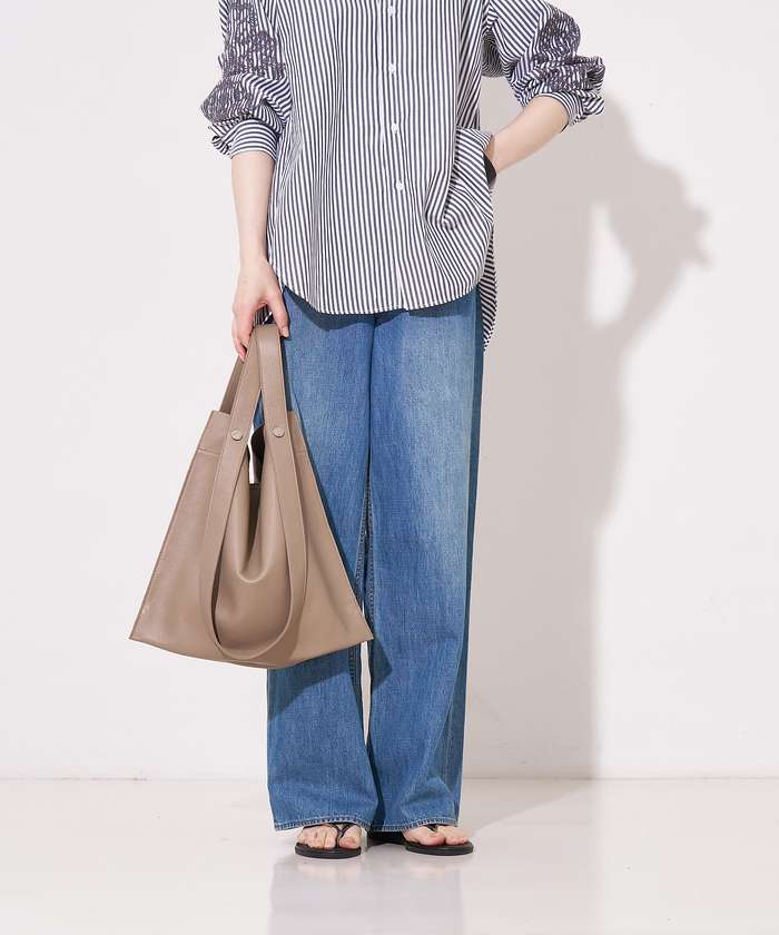 コレックス collex 【WEB限定】【BEAURE/ヴュレ】カウレザー 2WAY ハンドル トートバッ （ブラック） ブラック