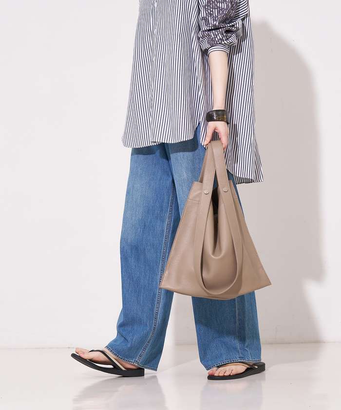 コレックス collex 【WEB限定】【BEAURE/ヴュレ】カウレザー 2WAY ハンドル トートバッ （ブラック） ブラック