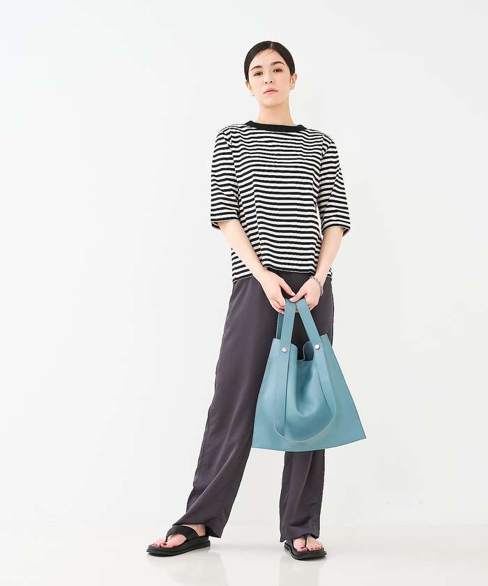 コレックス collex 【WEB限定】【BEAURE/ヴュレ】カウレザー 2WAY ハンドル トートバッ （ブラック） ブラック