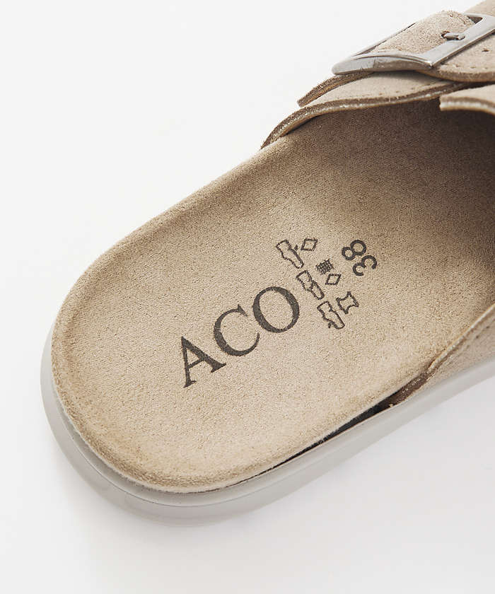 コレックス collex 【ACO SHOES/アコシューズ】 クロッグサンダル （ベージュ） ベージュ