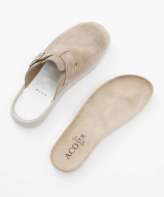 コレックス collex 【ACO SHOES/アコシューズ】 クロッグサンダル （ベージュ） ベージュ
