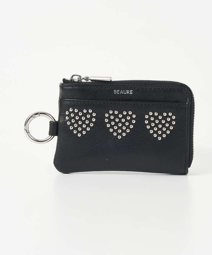 コレックス collex 【WEB限定】【BEAURE/ヴュレ】ハートスタッズフラグメントケース （ブラック） ブラック