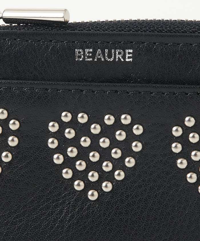 コレックス collex 【WEB限定】【BEAURE/ヴュレ】ハートスタッズフラグメントケース （ブラック） ブラック