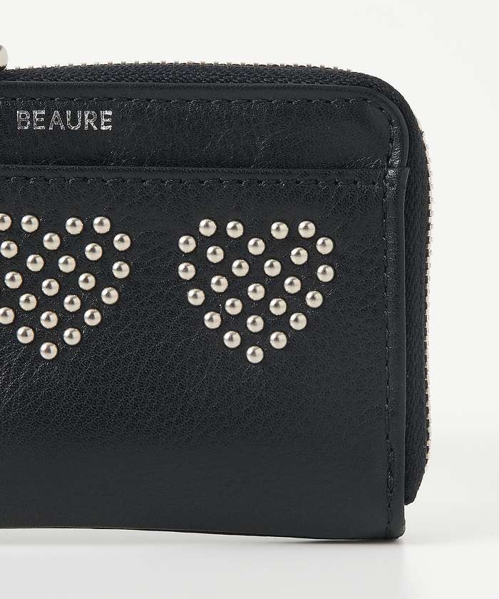 コレックス collex 【WEB限定】【BEAURE/ヴュレ】ハートスタッズフラグメントケース （ブラック） ブラック