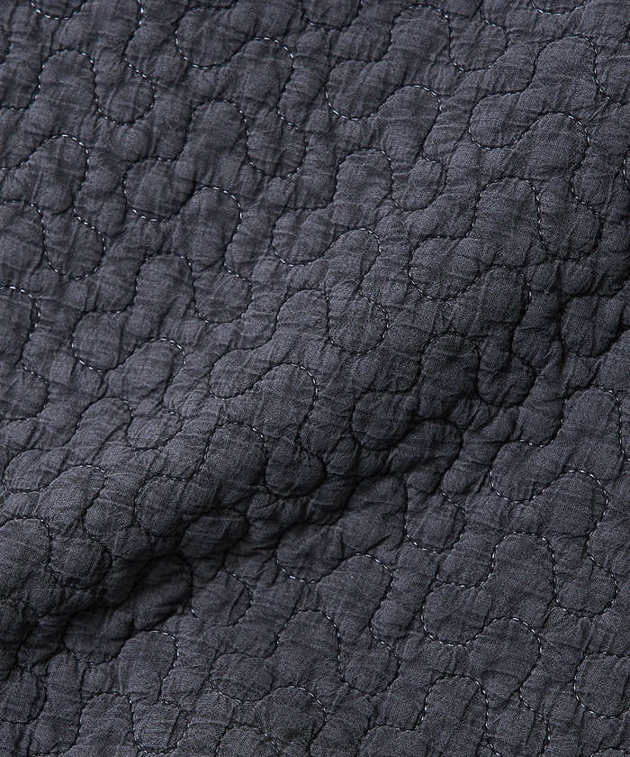 コレックス collex イブル クラウド柄 オーガニックコットン キルティングマット シングル 150× （ブルー） ブルー