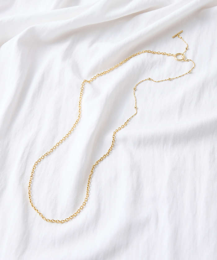 コレックス collex 【dignif】【金属アレルギー対応】ミックスチェーン2WAYネックレス （ゴールド） ゴールド