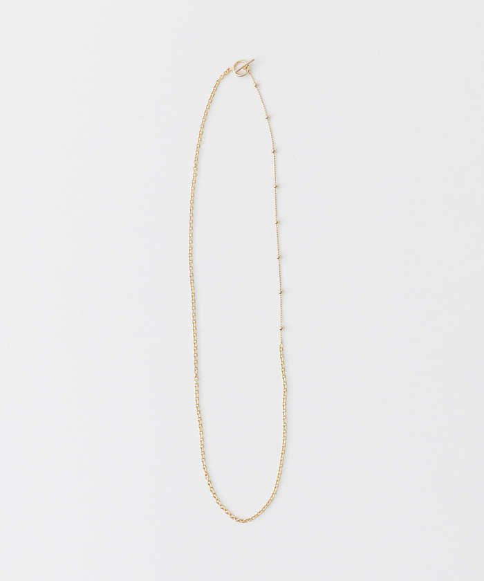 コレックス collex 【dignif】【金属アレルギー対応】ミックスチェーン2WAYネックレス （ゴールド） ゴールド