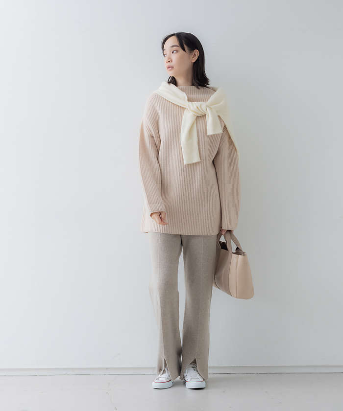 コレックス collex 【セットアップ対応】ファインウールニットパンツ （ネイビー） ネイビー