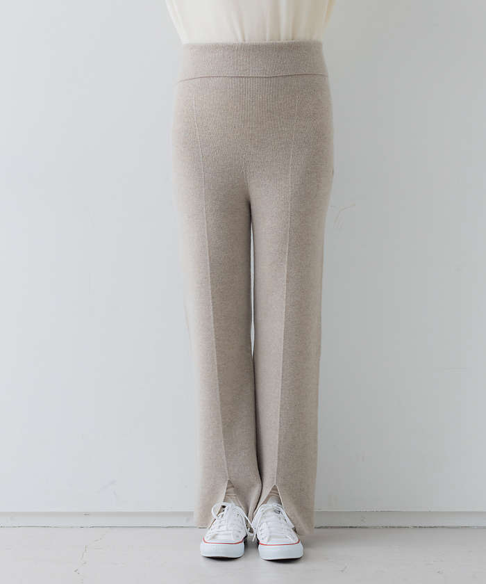 コレックス collex 【セットアップ対応】ファインウールニットパンツ （ネイビー） ネイビー