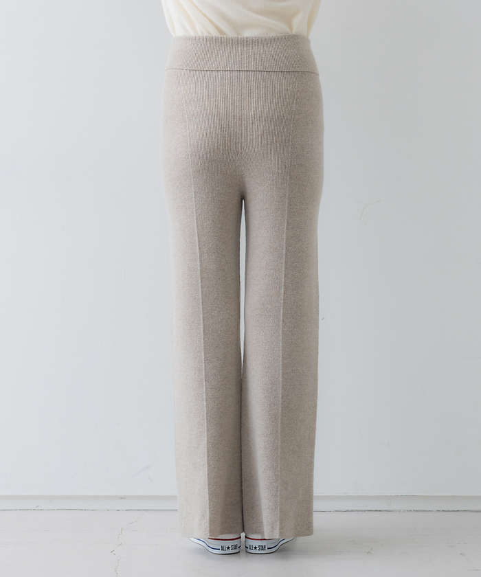 コレックス collex 【セットアップ対応】ファインウールニットパンツ （ネイビー） ネイビー