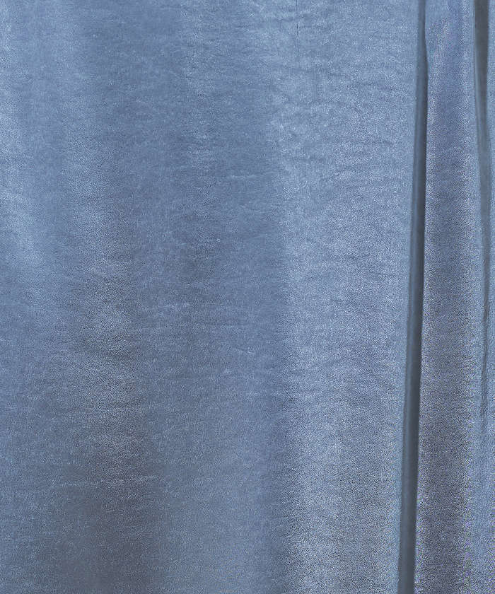 コレックス collex 【WEB限定】サテンロングフレアスカート （ゴールド） ゴールド