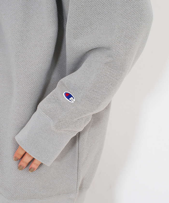 ノミネ NOMINE 【Champion】ハーフジップ スウェット （アイボリー） アイボリー