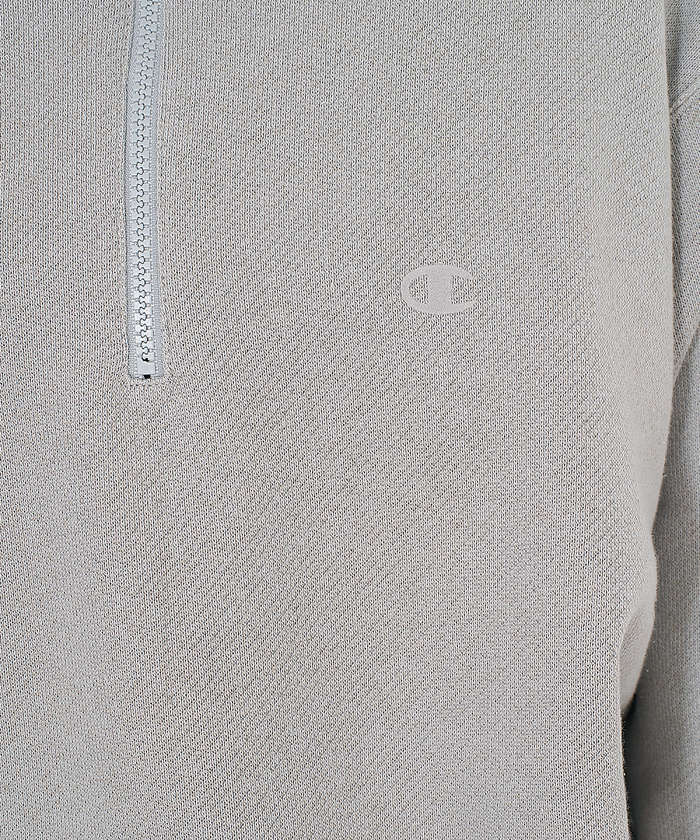 ノミネ NOMINE 【Champion】ハーフジップ スウェット （アイボリー） アイボリー